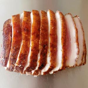 For easier slicing, you can partially freeze the pork briefly before cutting.